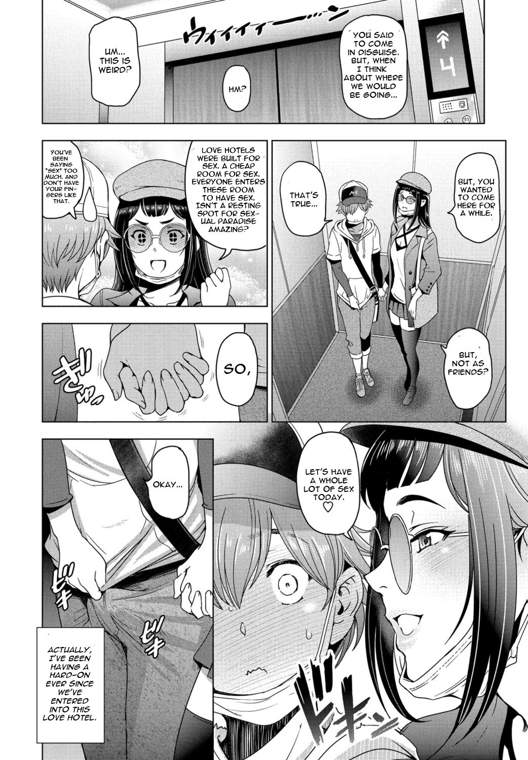 Hentai Manga Comic-Going To a Love Hotel With Senpai-Read-2